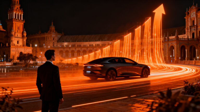 Liderazgo de BYD y vehículos híbridos enchufables en el mercado automotriz español, representando las nuevas tendencias de consumo y movilidad eléctrica.