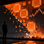 Caída del mercado bursátil coreano Kospi debido a la crisis en semiconductores y empresas de inteligencia artificial como Samsung y SK Hynix.