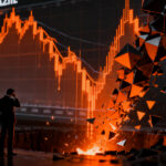 Caída del mercado brasileño y desplome de acciones financieras tras elecciones, representando riesgo fiscal y volatilidad financiera.