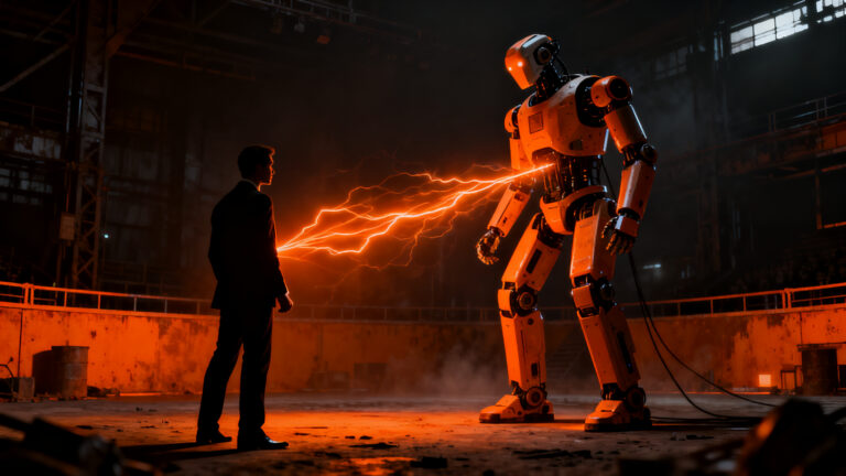 Regulación de peleas entre humanos y robots tras la orden de cese a REK por la comisión de California.