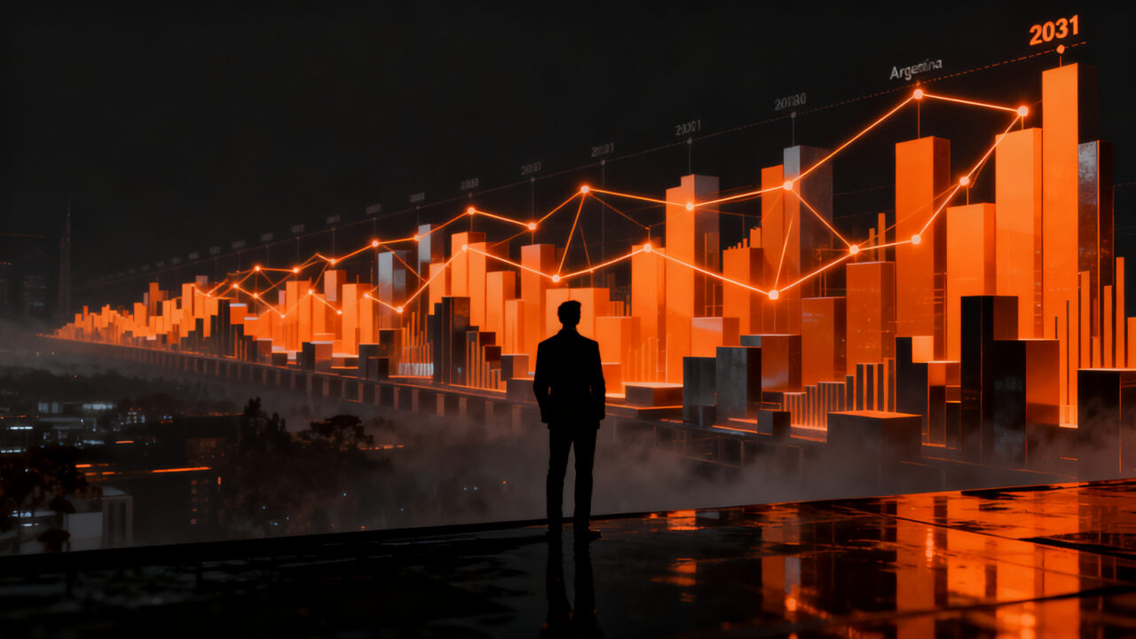 Análisis económico de Argentina y su impacto en el ecosistema de startups tras las declaraciones de Caputo sobre riesgo país y reformas.