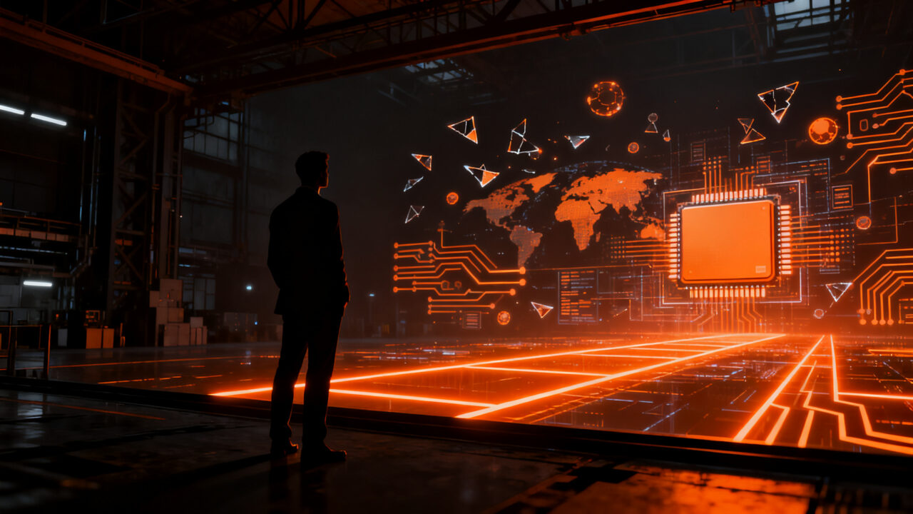 CEO de empresa tecnológica analizando el complejo mercado de semiconductores frente a tensiones geopolíticas y controles de exportación.