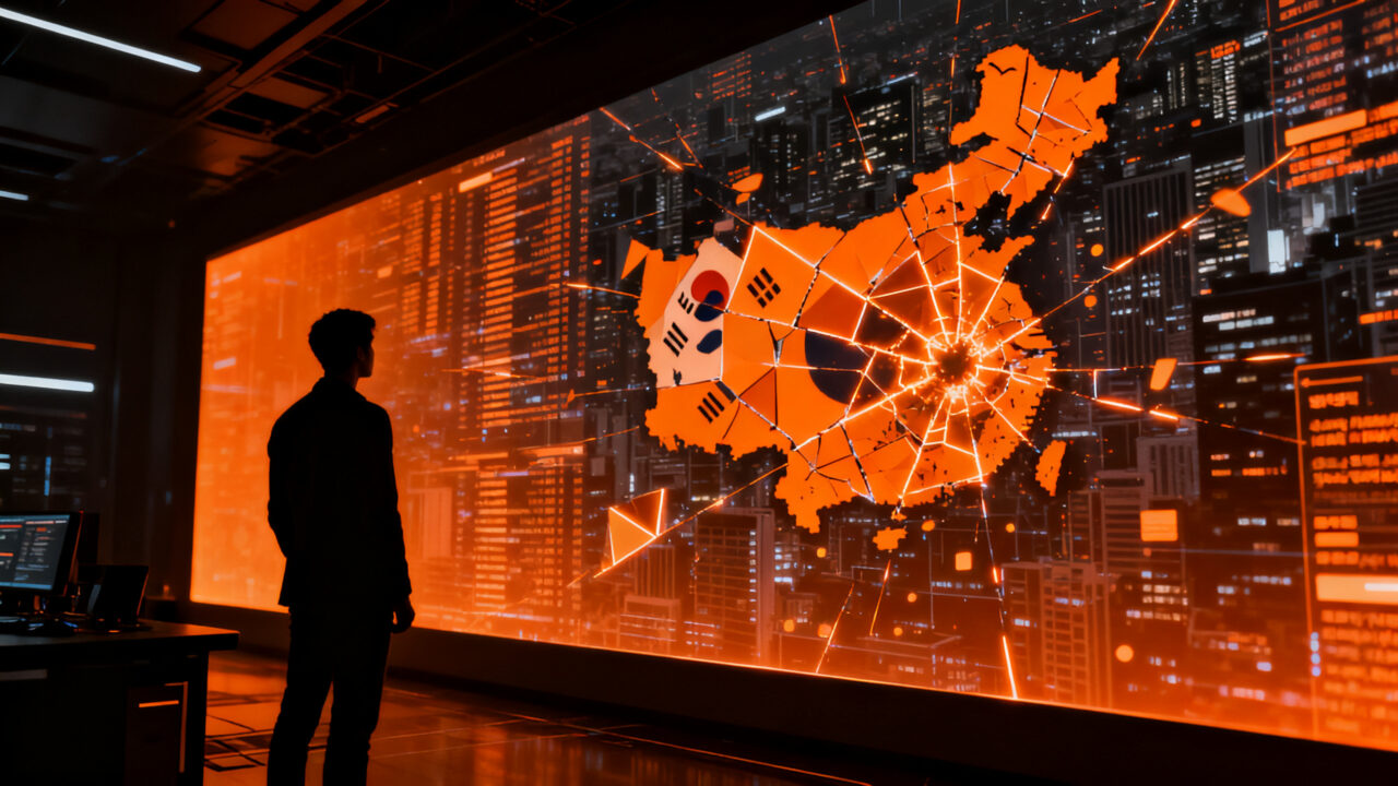 Ciberataque masivo a firmas financieras en Corea del Sur, destacando la necesidad de mayor ciberseguridad ante amenazas de IA en el sector fintech.