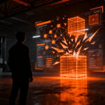 Ciberseguridad en infraestructura crítica: especialista analizando vulnerabilidades en sistemas de IoT industrial tras un ataque a la cadena de frío.