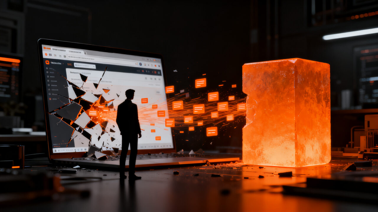 Migración de datos de Arc Browser a Dia Browser antes del cierre definitivo, representando la transición tecnológica y estratégica.