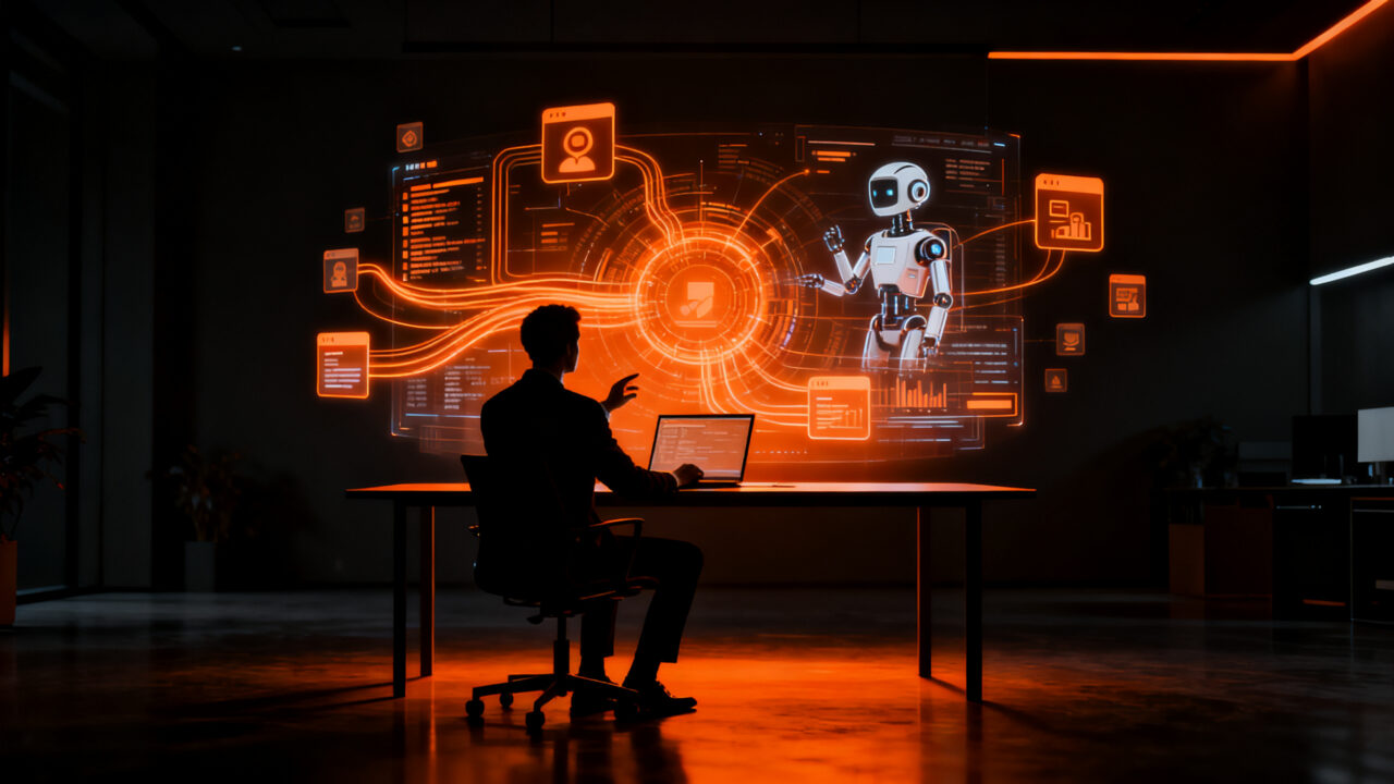 Agente de inteligencia artificial Claude Duet de Anthropic automatizando tareas y correos para empresas.