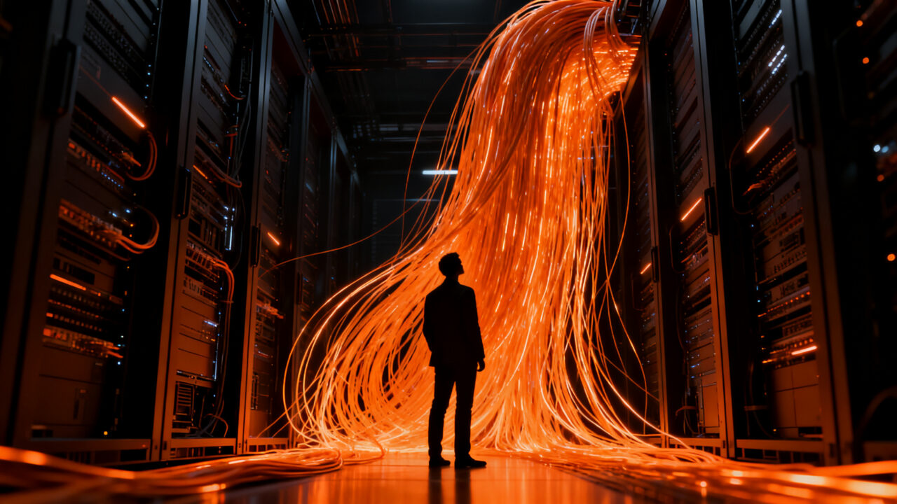 Infraestructura de fibra óptica para centros de datos de IA impulsando el crecimiento del mercado tecnológico.