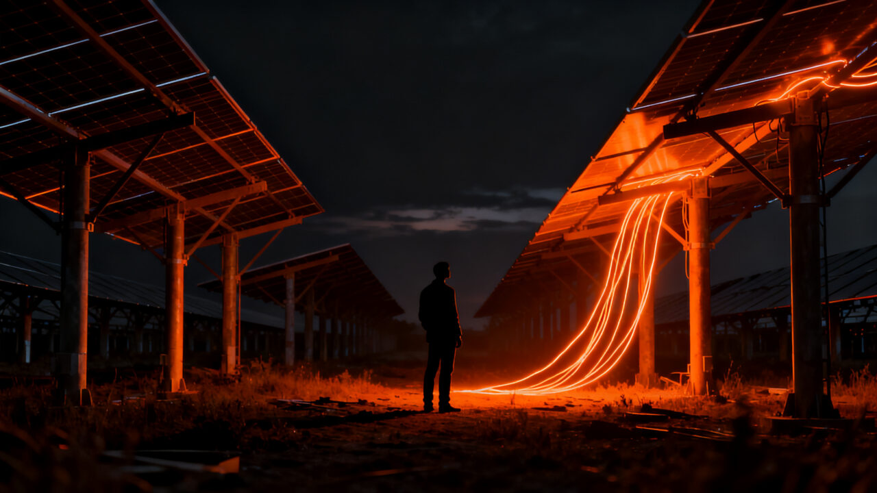 Crisis de rentabilidad en proyectos de energía solar en España debido a los precios negativos de la electricidad.