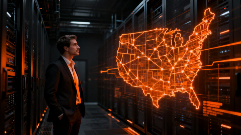 CTO analizando infraestructura tecnológica y migración a la nube en entorno de transformación digital de alta eficiencia.