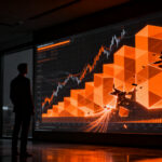 Debate financiero sobre la estrategia de inversión 60/40 y la diversificación de activos para startups en mercados volátiles.
