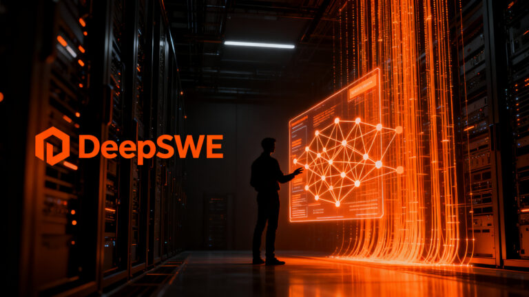 Representación visual de la eficiencia y potencia de la IA DeepSeek V4.1 Flash, destacando su arquitectura avanzada y accesibilidad en el ecosistema tecnológico.