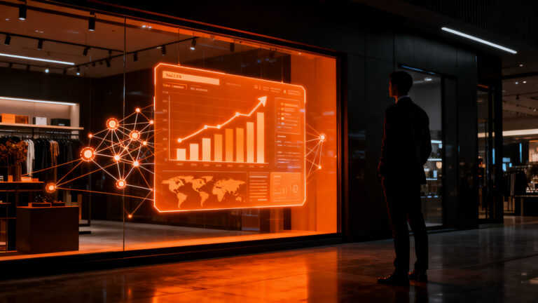 Comerciante en Saltillo integrando inteligencia artificial y herramientas de ventas online para la digitalización de pymes en México.