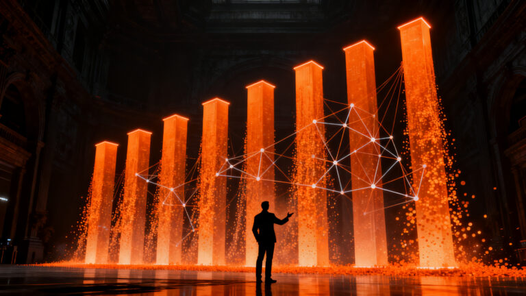 Fondo de venture capital Disruptive invirtiendo en startups de IA, representando megafinanciamiento y escalabilidad tecnológica.