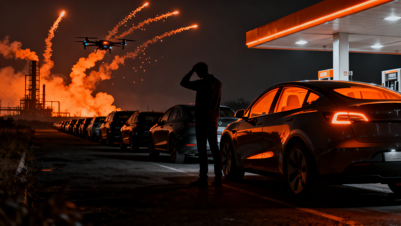 Impacto de ataques de drones en la transición a vehículos eléctricos en Rusia, mostrando el aumento de ventas de coches híbridos y eléctricos.