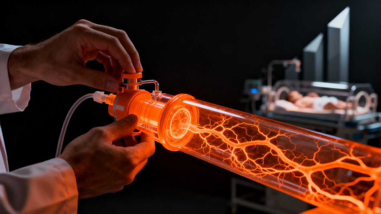 Dispositivo médico Efferon NEO para el tratamiento de sepsis pediátrica mediante filtración de sangre.