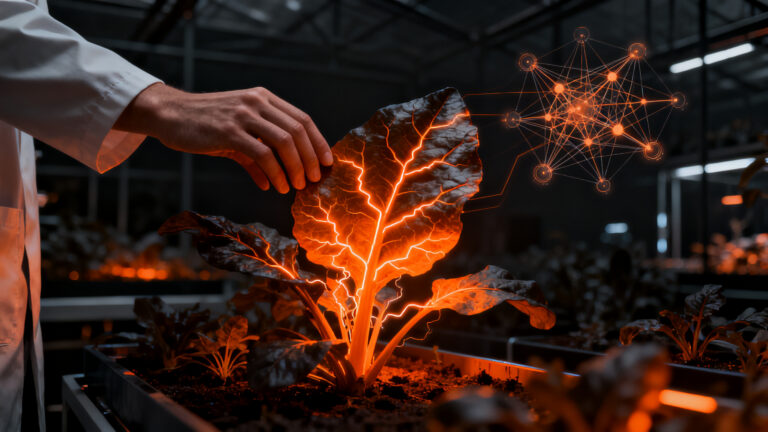 Innovación en agricultura de precisión con IA de Electric Plant para interpretar señales eléctricas de cultivos y ahorrar agua.
