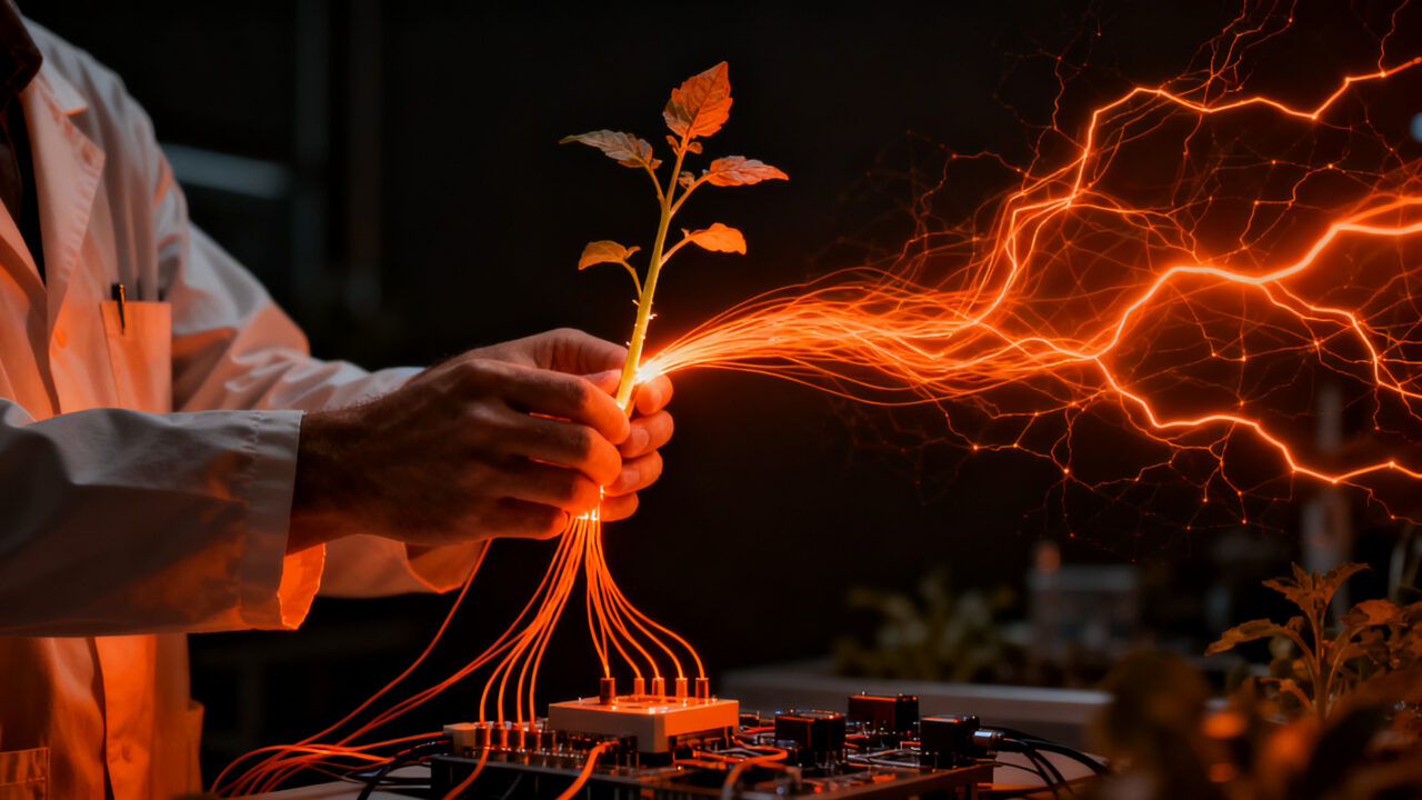 Startup Electric Plant utiliza inteligencia artificial y sensores para analizar señales eléctricas de plantas y optimizar el riego agrícola.