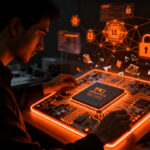 Analista de ciberseguridad examinando la integridad de microcontroladores y certificados PKI en un entorno de infraestructura crítica.