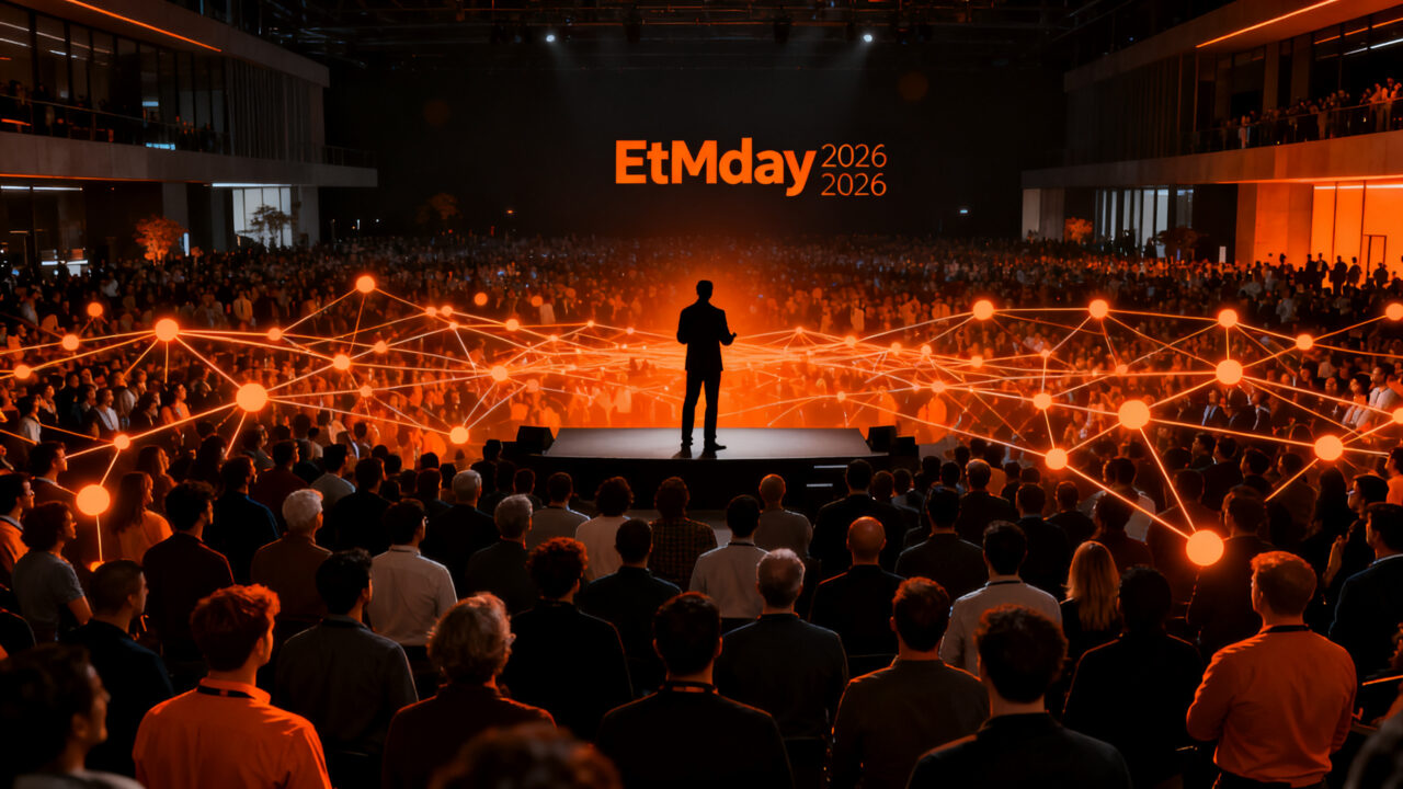 Multitud de emprendedores en el EtMday 2026, el mayor evento de networking startup y ecosistema emprendedor en LATAM.