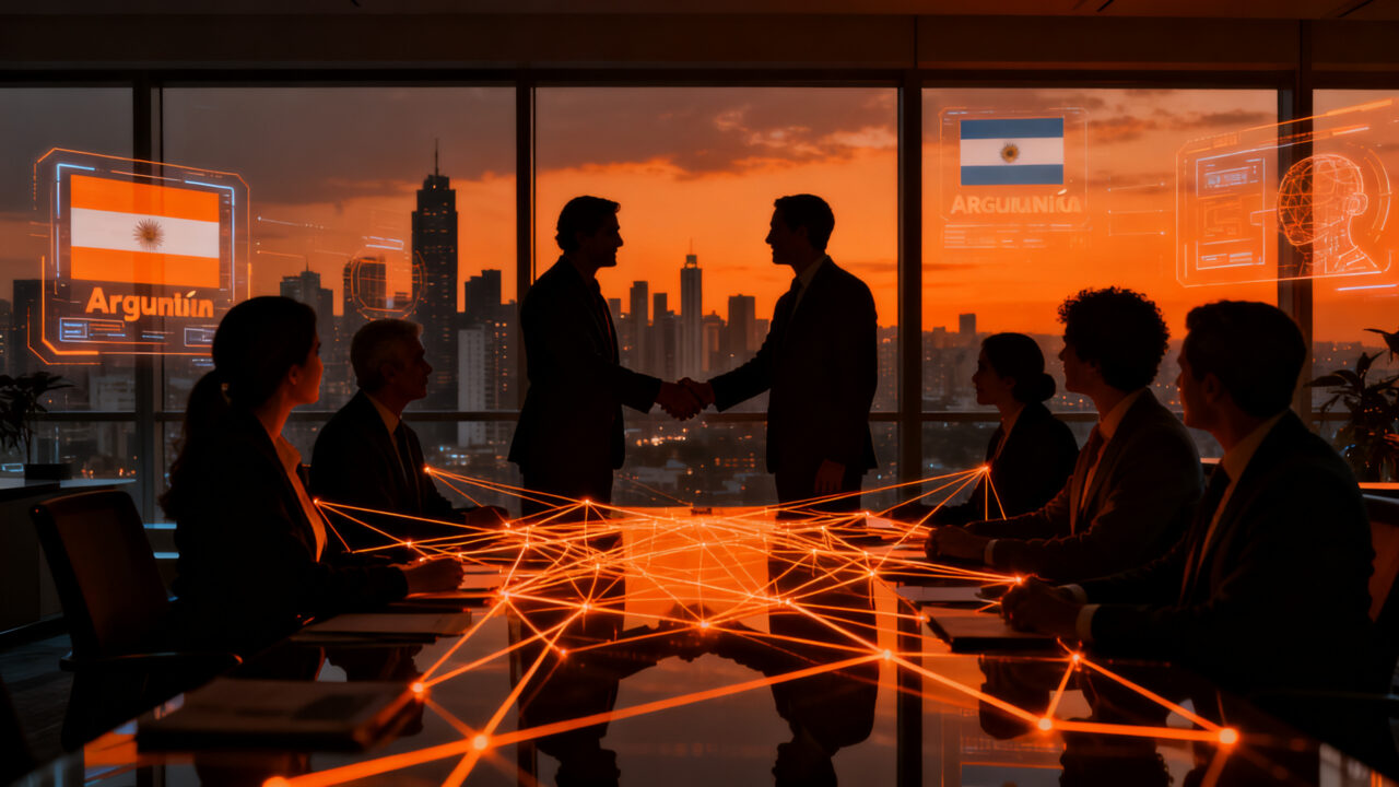 Empresarios argentinos y paraguayos en misión comercial de tecnología e IA para expansión regional en LATAM.