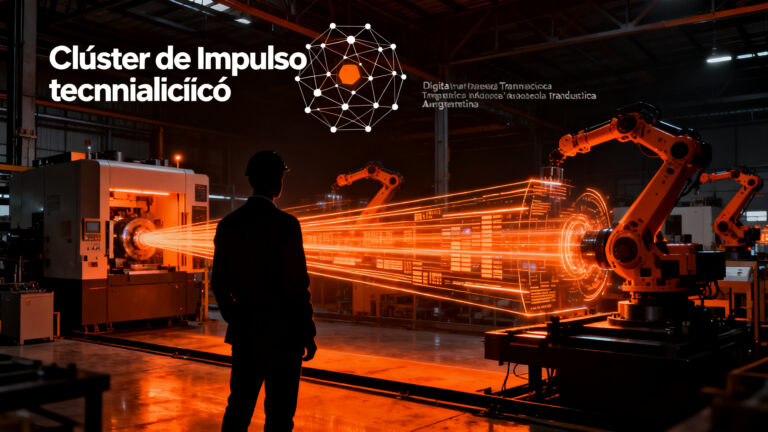 Innovación tecnológica en la industria metalmecánica y agropecuaria en EXPIMA 2026, destacando la transformación digital industrial en Argentina.