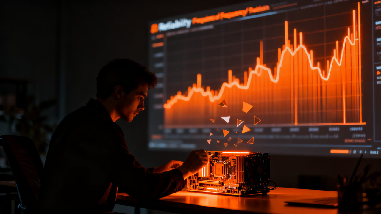 Comparativa de fiabilidad de hardware entre usuarios reales y reseñas técnicas, mostrando la brecha en la experiencia post-venta.