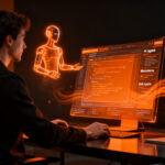 Diseñador trabajando con Figma Specs y agentes de IA para automatizar sistemas de diseño y código.
