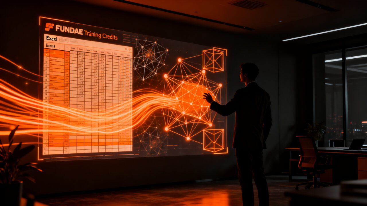 Capacitación profesional en Excel avanzado e Inteligencia Artificial mediante formación bonificada FUNDAE para empresas.