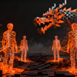 Agentes autónomos de IA Gemini 4 Argon derrotando al Ender Dragon en Minecraft, representando el futuro de la inteligencia artificial aplicada.