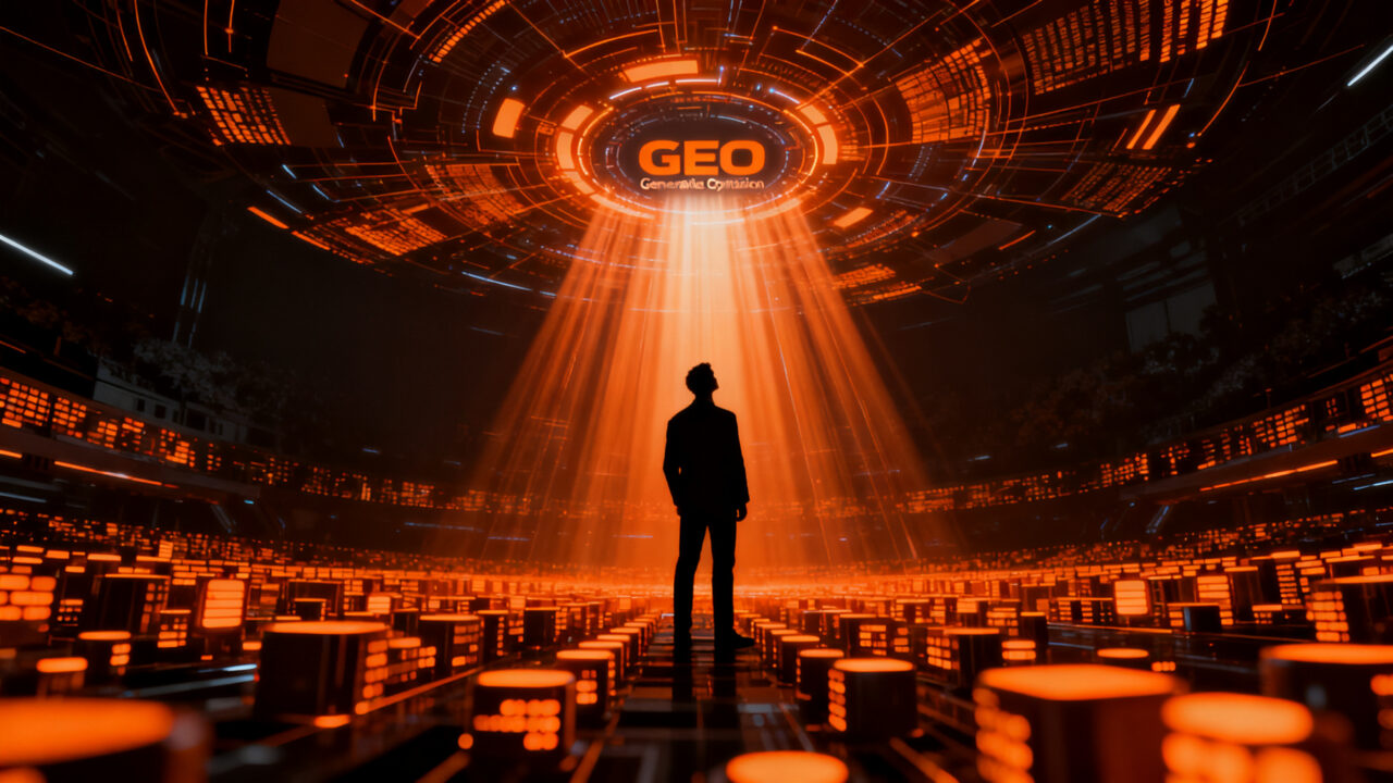 Estrategia de Generative Engine Optimization (GEO) para posicionamiento de marca en asistentes de IA.