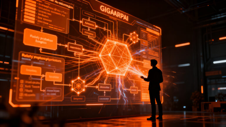 IA GigaARPA de Sber automatizando procesos de negocio con tecnología no-code y agentes inteligentes.