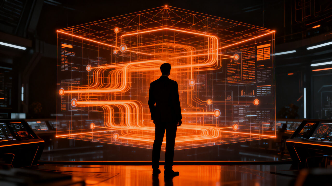 Chief AI Officer liderando la gobernanza de inteligencia artificial en medios digitales con un enfoque estratégico para startups.