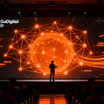 Asistentes y profesionales en el evento de tecnología y startups GoDigital 2026 en Valencia, impulsando la transformación digital.