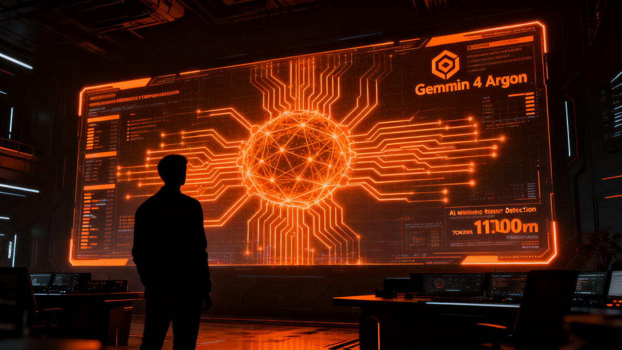 Google presenta Gemini 4 Argon para ciberseguridad avanzada con IA generativa y modelos de gran escala.