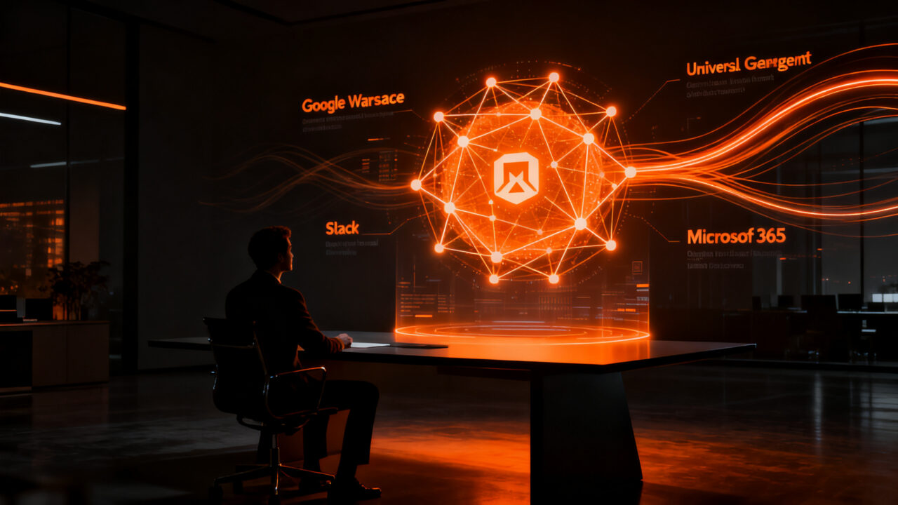 Agente de IA universal de Google Gemini integrado en entornos corporativos para automatización y productividad empresarial.