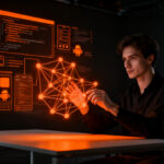 Desarrollador creando aplicaciones Android mediante Google AI Studio y el concepto de vibe coding para el ecosistema startup.