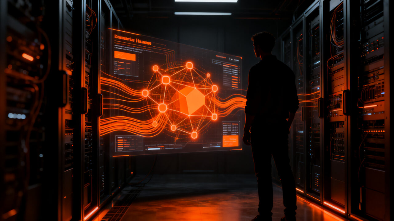 Investigador analizando arquitectura de agentes de IA con tecnología RRSI de Google para evitar memorización de datos.
