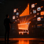 Interfaz de compra impulsada por IA de Google Universal Cart integrando productos de múltiples tiendas en un ecosistema e-commerce.