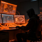 Ciberseguridad en startups, hacker accediendo a datos sensibles de Anthropic mediante gestión de RRHH.