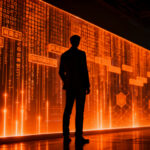 Representación visual de ciberseguridad y robustez de contraseñas, destacando la tecnología de Hive Systems en un entorno digital.