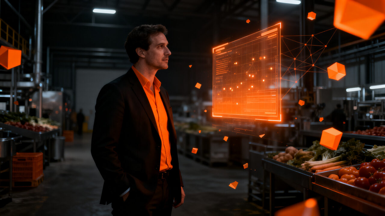 Estudio sobre la baja adopción de IA y digitalización comercial en empresas del sector de alimentación y bebidas.