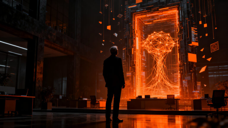 Impacto de la inteligencia artificial generativa en el talento senior y la gestión del cambio en startups tecnológicas.