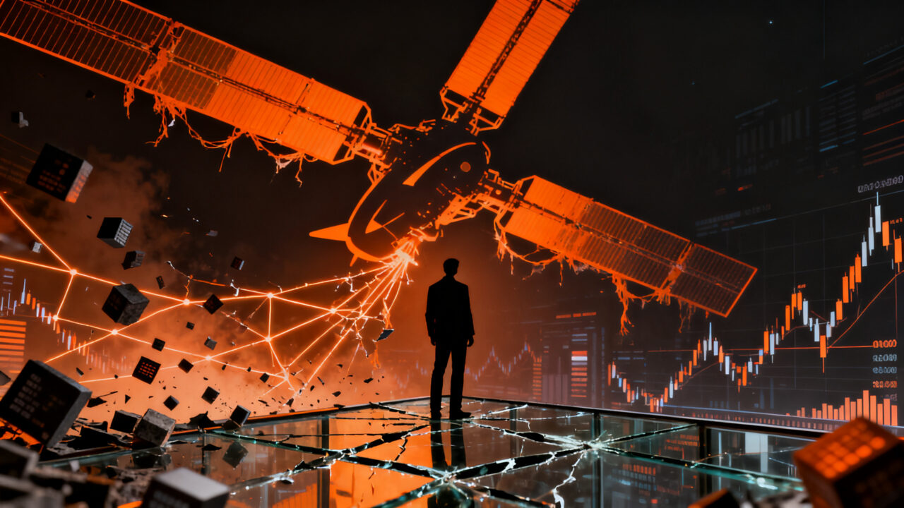 Impacto del mercado bursátil por la caída de acciones de IA y la amenaza de SpaceX a las telecomunicaciones.