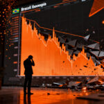Impacto de la victoria de Lula en los mercados financieros de Brasil, visualizando la caída del Ibovespa y el aumento del riesgo fiscal.