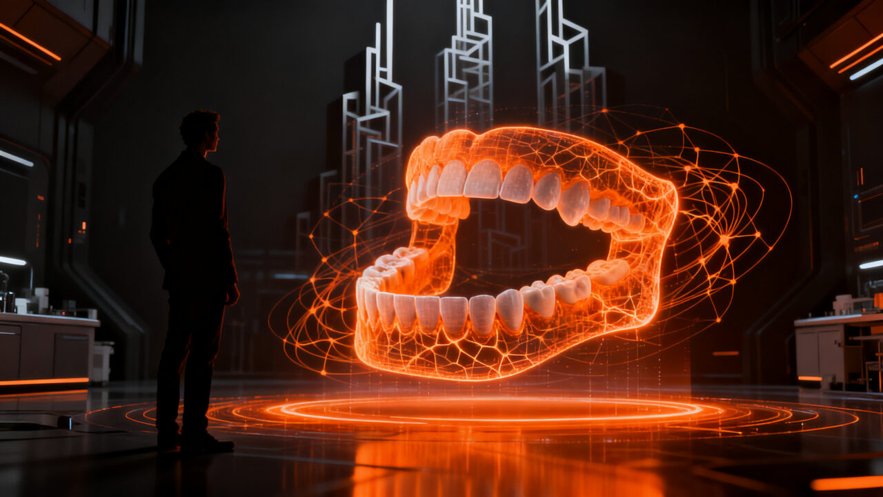 Imagen conceptual de crecimiento empresarial en salud digital, representando la inversión de 40M€ del BEI en la IA dental de Impress.