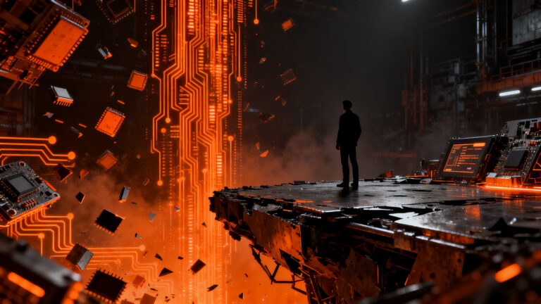 Caída de acciones de Intel y crisis del mercado de hardware: impacto y lecciones para startups tecnológicas.