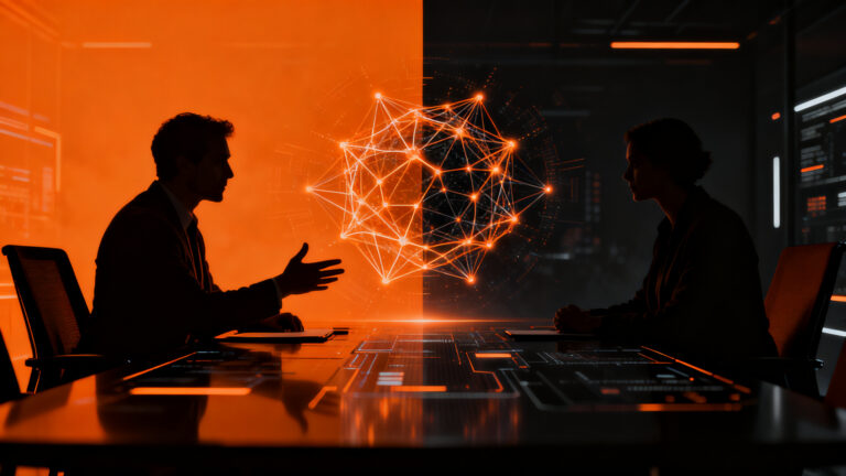 Jensen Huang y Dario Amodei en un debate sobre la seguridad y regulación de la inteligencia artificial.