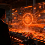 Plataforma ERP/MES con IA para la optimización de la producción en la industria alimentaria, automatización industrial avanzada.