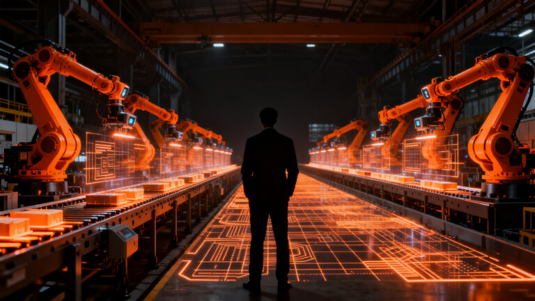 Crisis de Lao Gan Ma y el impacto de la inteligencia artificial en el empleo y automatización industrial.