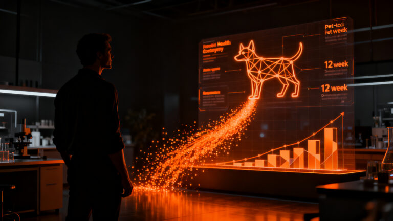 Startup de pet tech recibiendo inversión y mentoría de Leap Venture Studio para impulsar el bienestar animal.